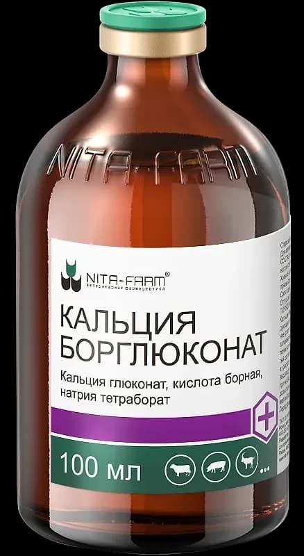 Кальция борглюконат, 100 мл — фотография
