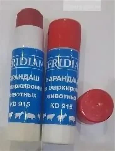 Карандаш для маркировки MERIDIAN, красный — фотография